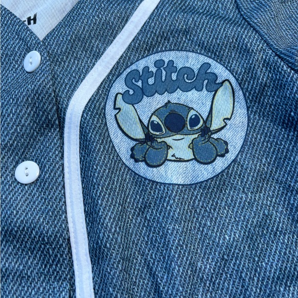 Disney Stitch Kids Jersey - Blue and White - Picture 3 of 4